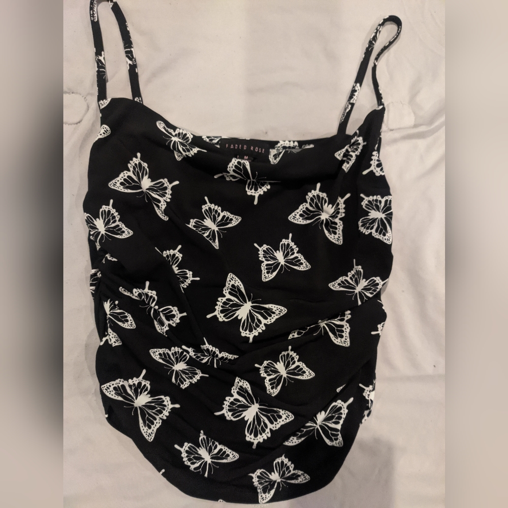 Deleting listing Friday! New without tags!! Butterfly top